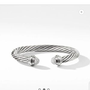 David yurman cable classic diamond BRACELET 7mm